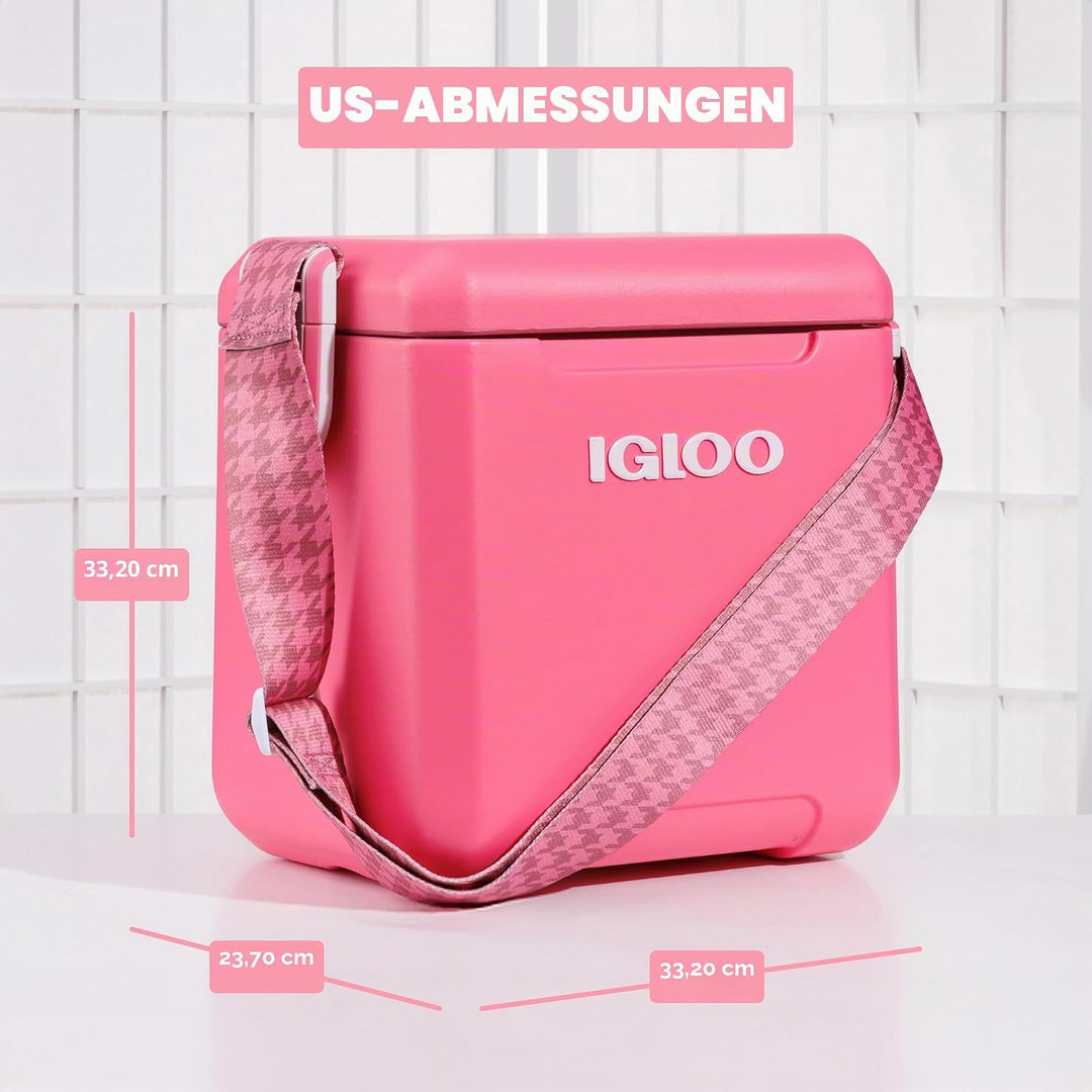 Igloo Tag Along - Passive Kühlbox - MaxCold Isolierung - Für Strand Picknick Remix Rosa, Remix Rosa