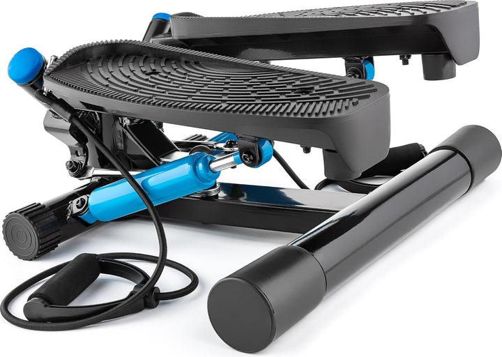 Gymtek XST500 Stepper, Drehstepper inkl. Expanderbänder - Twist Mini Stepper mit LCD, Schrittzähler