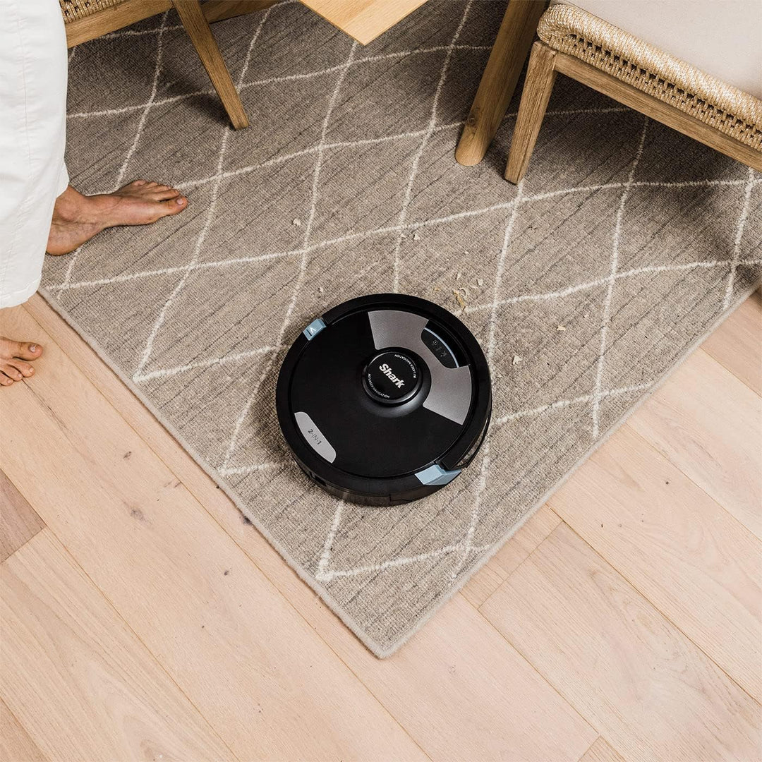 Shark AI Ultra 2-in-1 Saugroboter, Staubsauger-Roboter mit Wischfunktion, Anti Hair Wrap, Teppich un