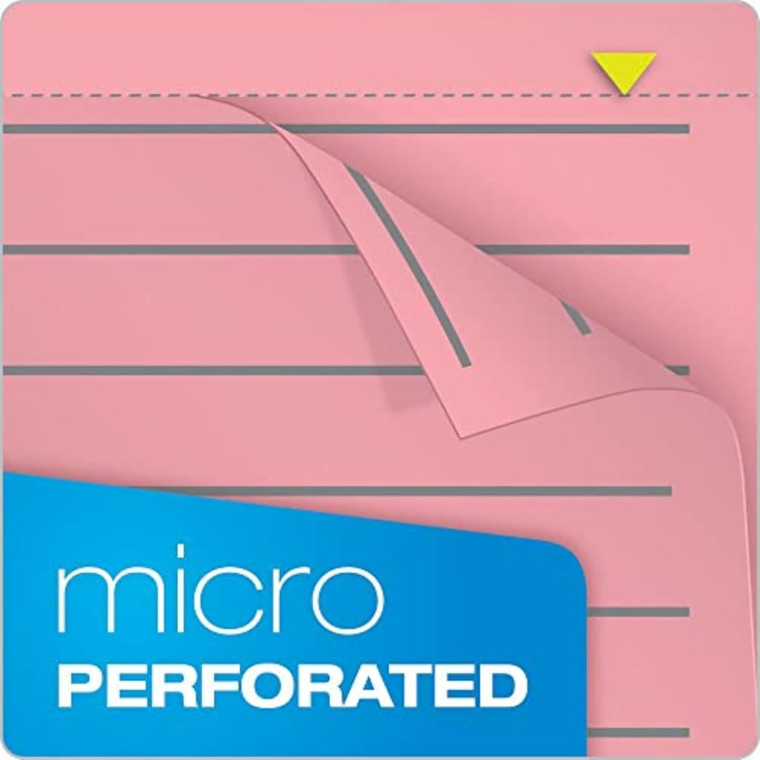 Tops Prism Steno Books, 15,2 x 22,9 cm, Gregg Lineal, rosa Papier, perforiert, 80 Blatt, 4 Stück (80