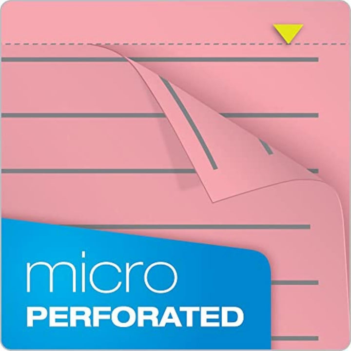 Tops Prism Steno Books, 15,2 x 22,9 cm, Gregg Lineal, rosa Papier, perforiert, 80 Blatt, 4 Stück (80