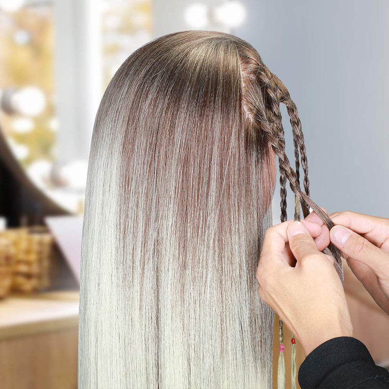 Trainingsköpfe 100% von dem Hochtemperaturfaser Haar Hairdressing Cosmetology Mannequin Frisierkopf