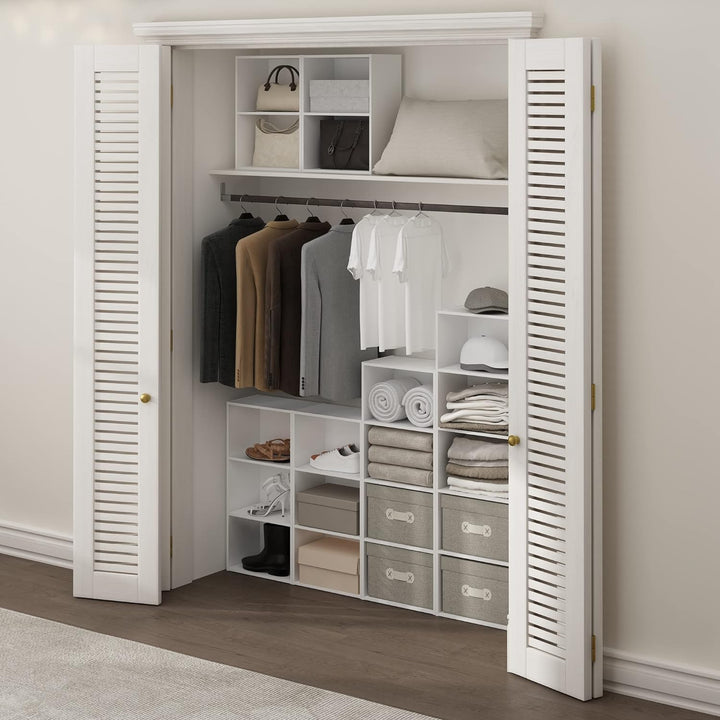Furinno Luder Bücherregal mit 3 Ebenen, Holz, Weiss, 3-Tier Weiss 3-Tier, Weiss 3-Tier