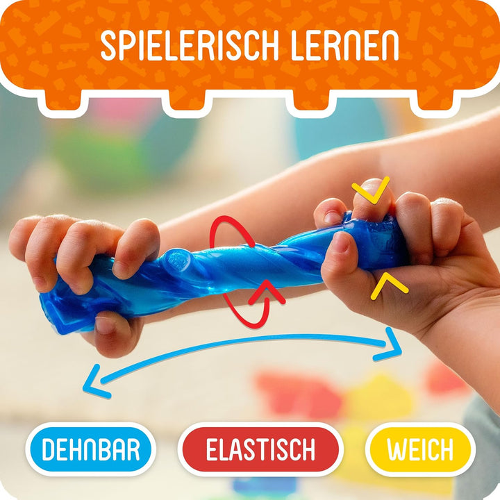 Jelly Blox - My Pets and Me Set, Mein Haustier und ich Set, 20 weiche Spielblöcke, Konstruktionsspie