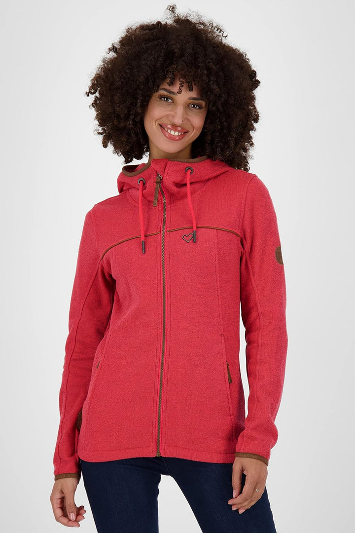 ALIFE and Kickin ClaudineAK A Jacket Damen Winterjacke, gefütterte Jacke L Coral, L Coral