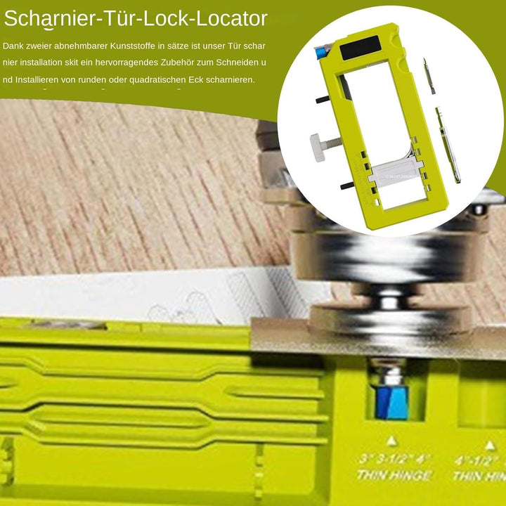Hinge Jig, Door Hinge Jig, Template Hinge Jig Router Door Latch Installation Kit, Adjustable Scoring