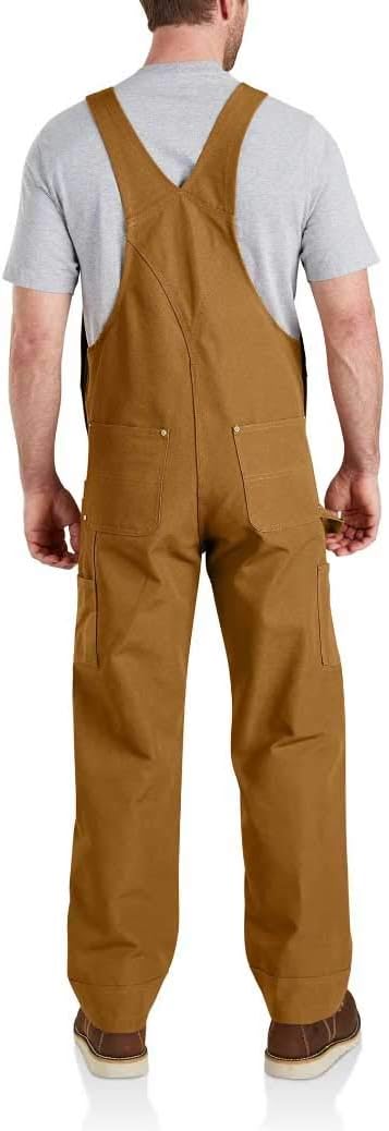 Carhartt Herren Latzhose 30W / 30L Carhartt Braun, 30W / 30L Carhartt Braun