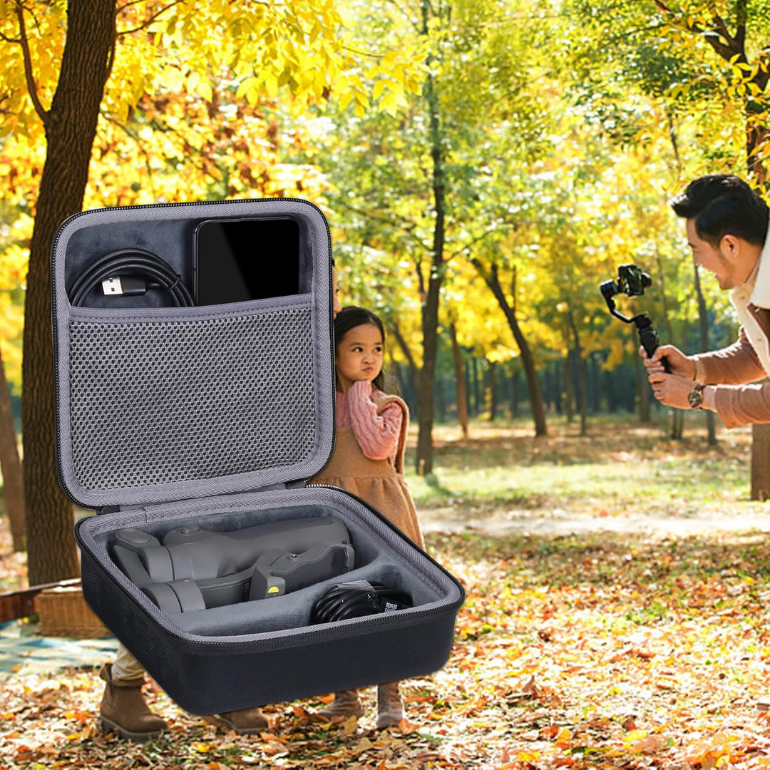 co2CREA Harte Reiseschutzhülle Etui Tasche für DJI OM 5 /OM 4 /OM 4 SE/Osmo Mobile 3 Gimbal 3-Achsen