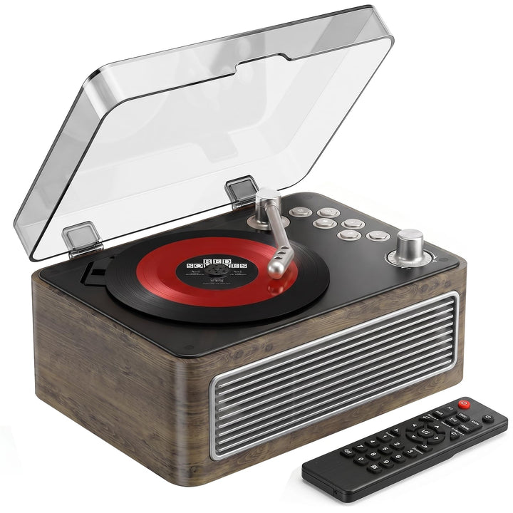 Gueray Tragbarer Bluetooth CD-Player mit Lautsprechern 3600mAh Wiederaufladbarer Vintage CD Spieler