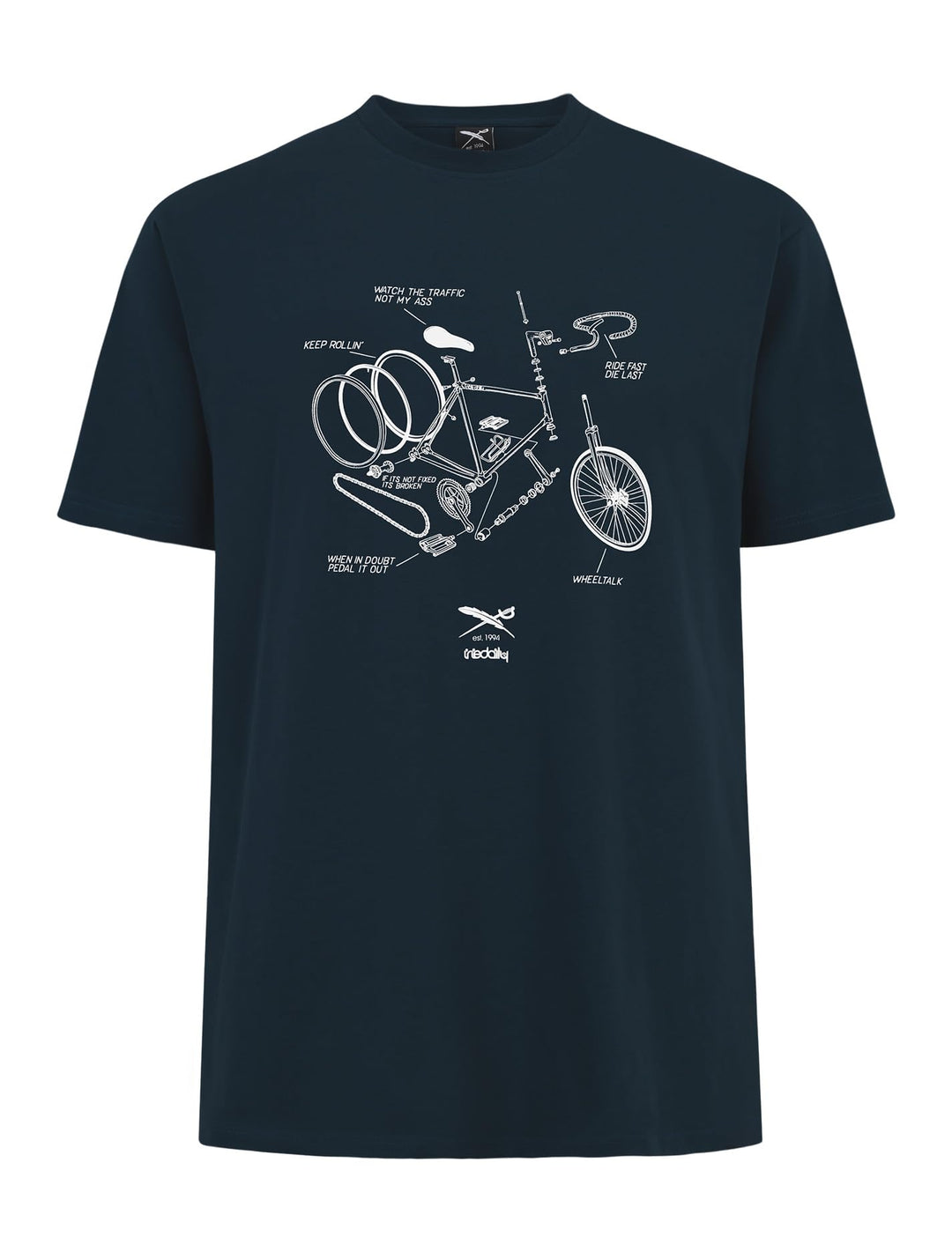 IRIEDAILY Bikeplosion Tee [Dark Orion] L