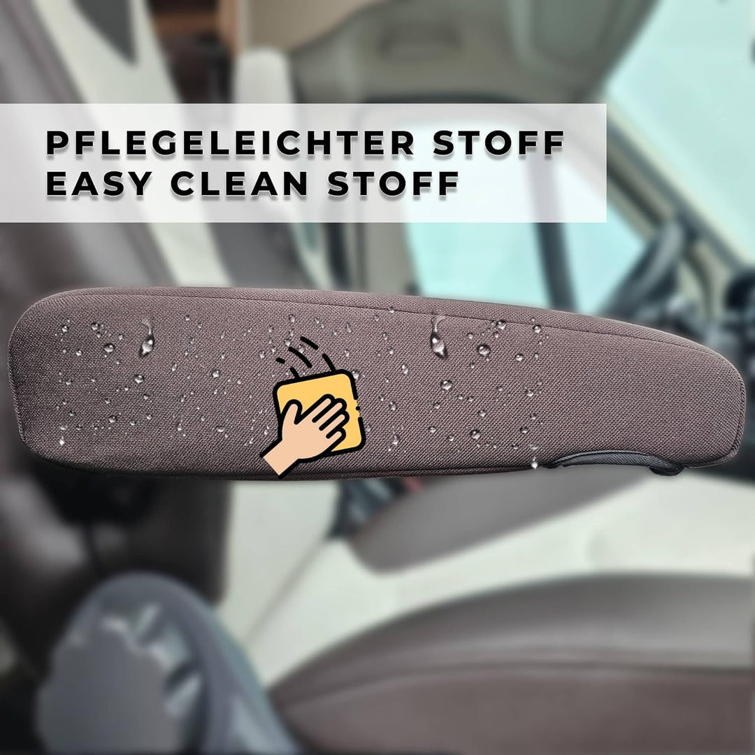 BREMER SITZBEZÜGE Wohnmobil Armlehnenbezug Typ 1 für FIAT Ducato, Boxer, Jumper Armlehnenbezug Typ 1