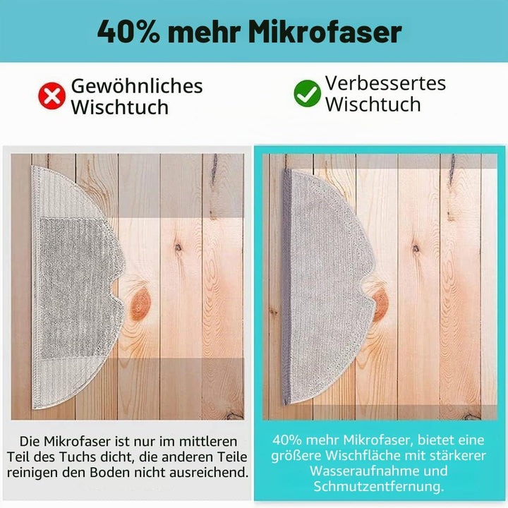 16 Stück Ersatzteil Zubehör für Dreame F9 für Xiaomi Mijia 1C STYTJ01ZHM Roboter-Staubsauger, 2 Roll