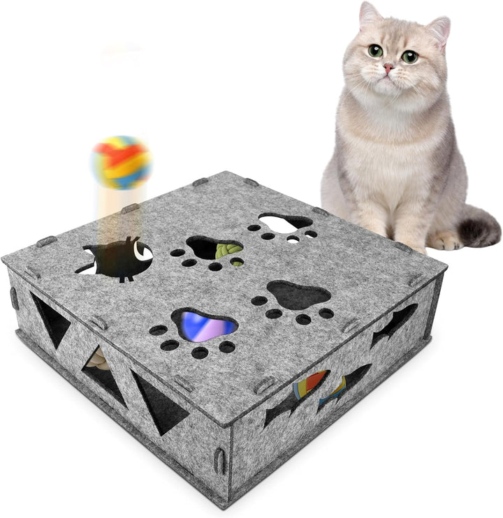 30 * 30 * 10CM Interaktives Katzenspielzeug Filz-Katzenspielzeug，Katzenspielzeug Interaktiv Katzen Z
