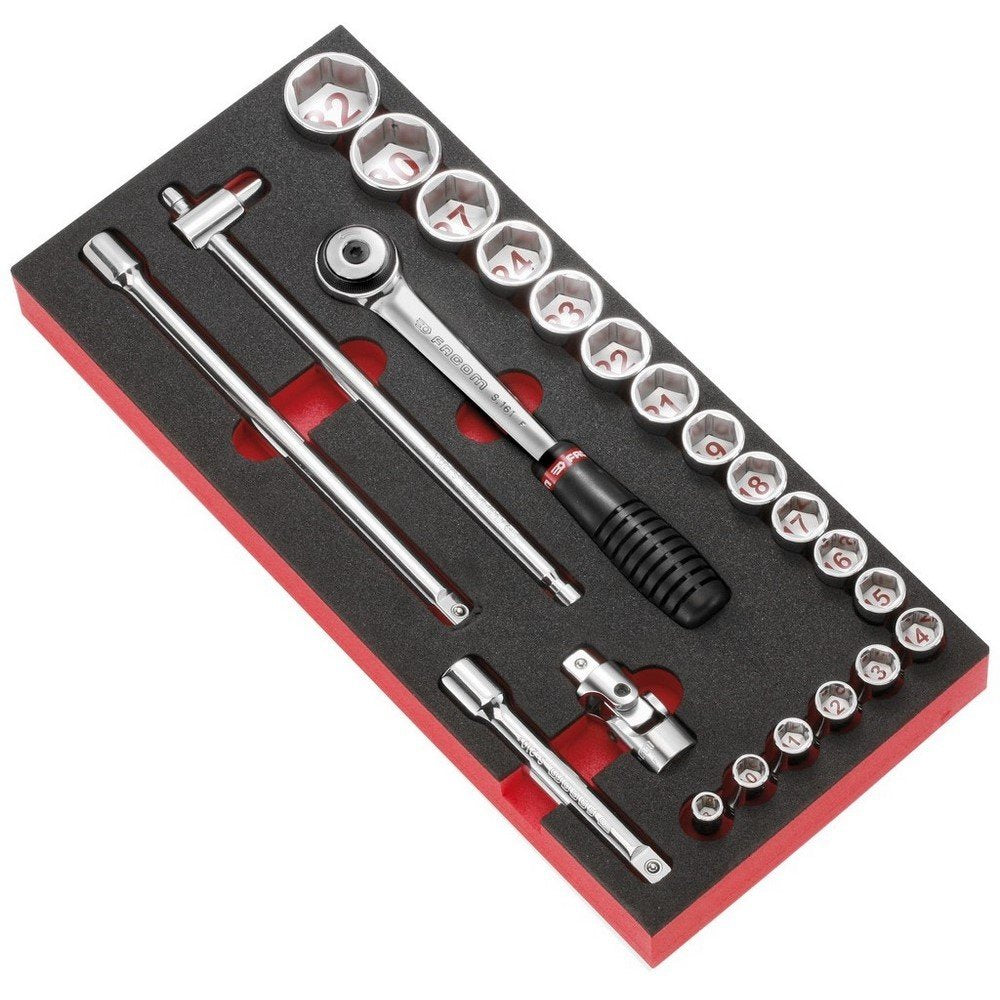 FACOM Modul1/2 Zoll Steckschlüssel Schaumstoff, 1 Stück, MODM.S1A