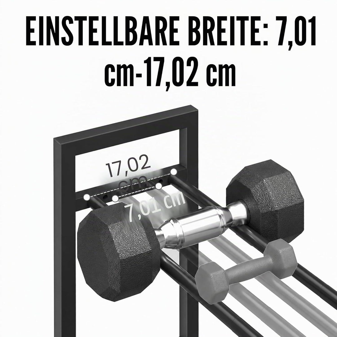 Hantelregal, Hantelständer Kurzhanteln für das Home Gym 3-stufiges, 3-stufiges
