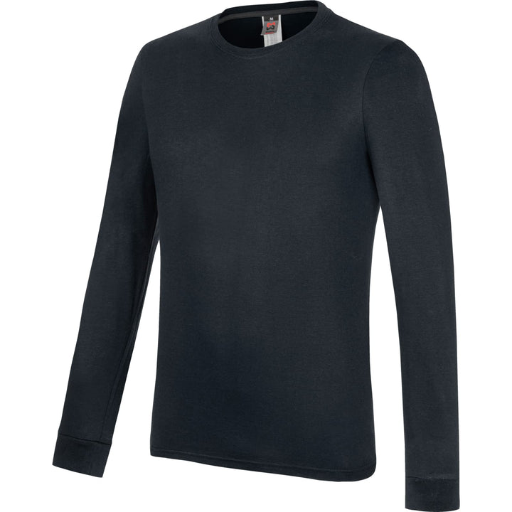 WÜRTH MODYF Langarm-Shirt aus Baumwolle für Herren in versch. Farben und Grössen XS-XL - Rundhals Lo
