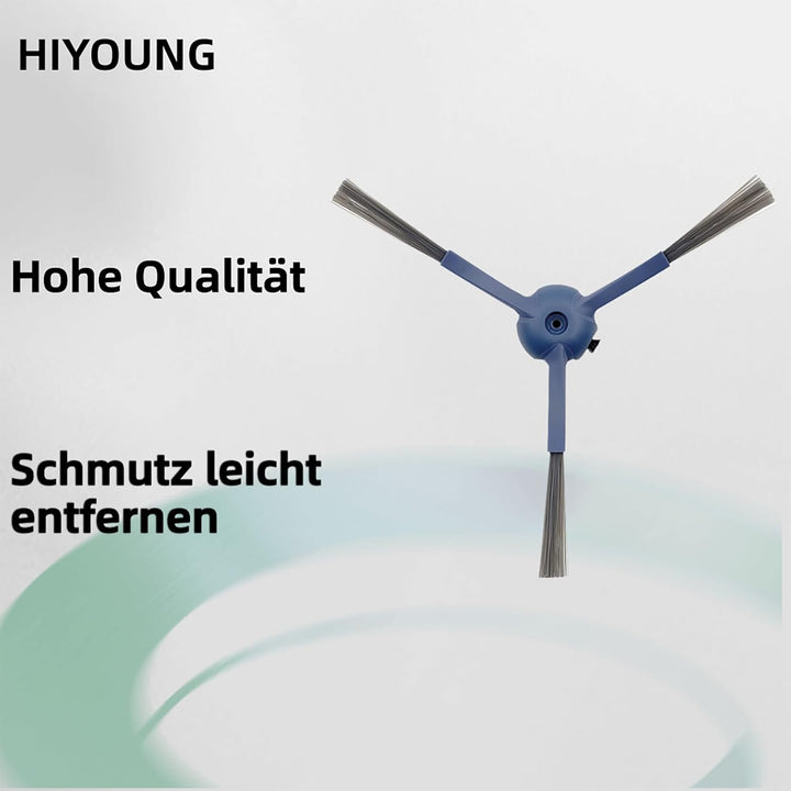 HIYOUNG Zubehör für Eufy G50 Hybrid/L60 Hybrid/L60 Hybrid SES mit 2 Hauptbürsten, 6 Seitenbürsten, 6