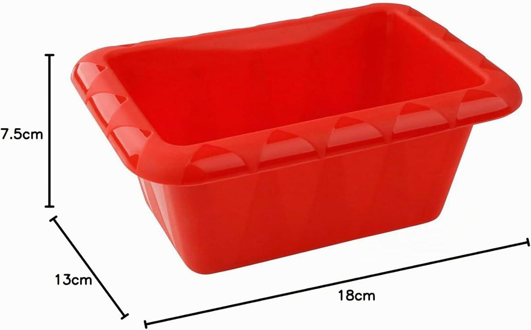 Dr. Oetker Mini-Kastenform 18 cm Flexxibel Love, Königskuchenform aus Silikon, Brotbackform für eind
