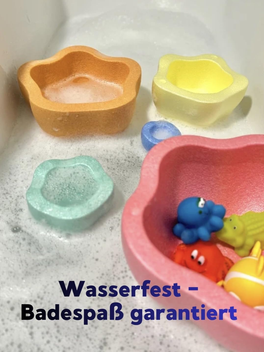 Generisch Balanciersteine mit Balancierbrett als Set für Kinder I Spiel- & Stapelsteine I Motorikspi