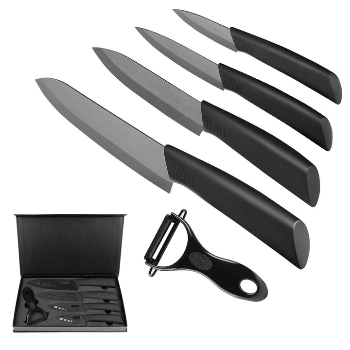 Ballery Keramikmesser Set, Professionelle Küchenmesser aus keramisch 4-teilig Messer (6 Zoll Chefmes