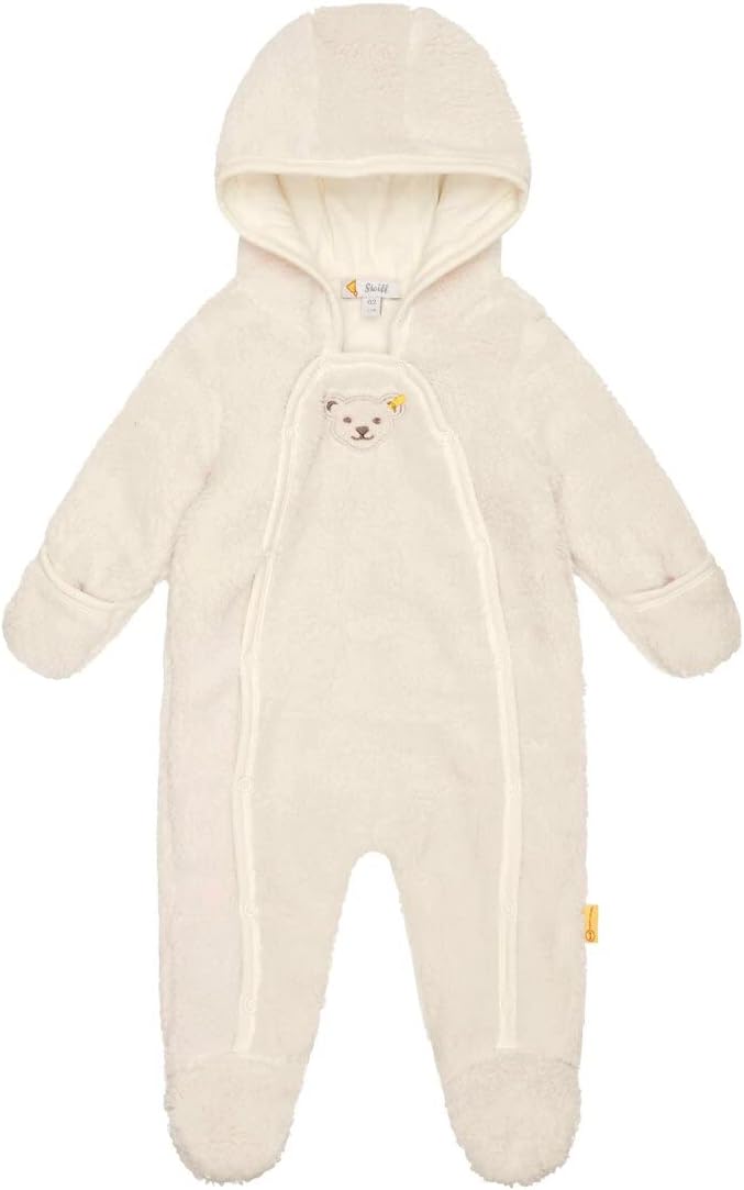 Steiff Baby-Mädchen Overall Einteiler 68 ANTIQUE WHITE, 68 ANTIQUE WHITE