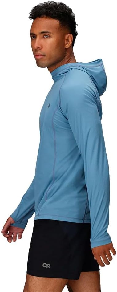 Outdoor Research Men's Echo Hoodie – Quick Drying Active Hooded Sweatshirt XXL Olympic, XXL Olympic