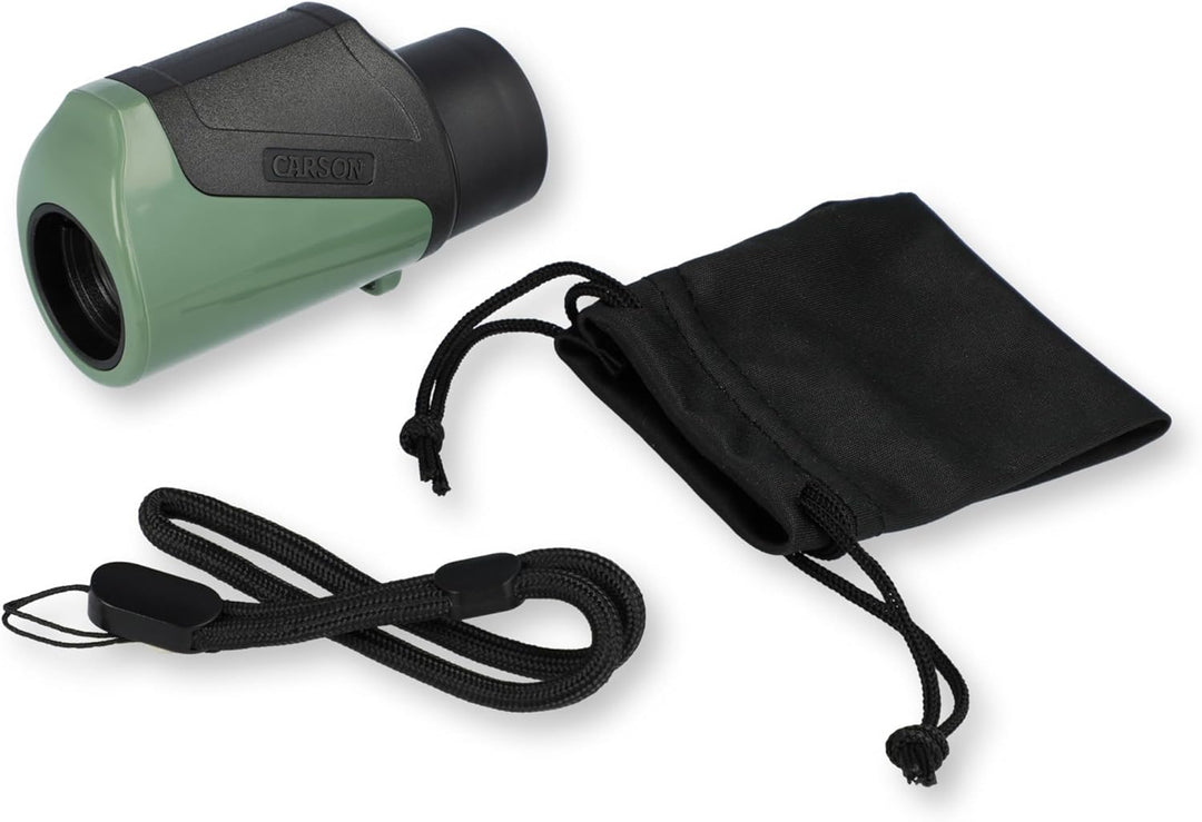 Carson Bengal 7 x 18 mm vorfokussiertes Mint-Spielzeug-Monokular für Kinder, Outdoor-Kinder-Wissensc