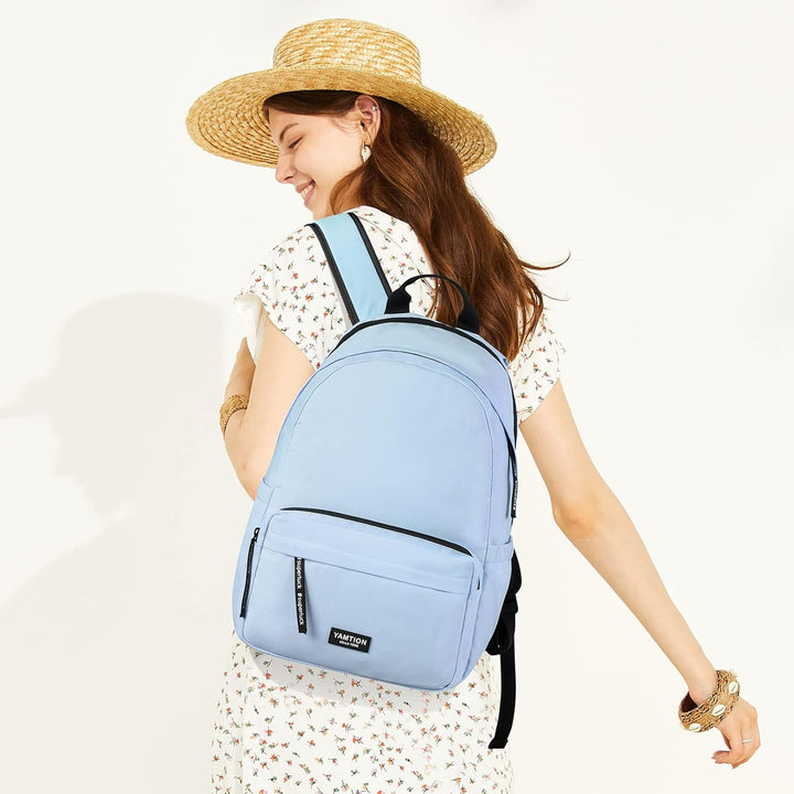 YAMTION Schulrucksack Mädchen Schultasche Jungen Teenager,Rucksack Damen Tagesrucksack Herren mit 15