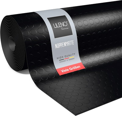 LILENO HOME Noppen Gummimatte Meterware 1000x100 cm (2x5m) - Gummiläufer Noppenmatte (3mm) als Werks
