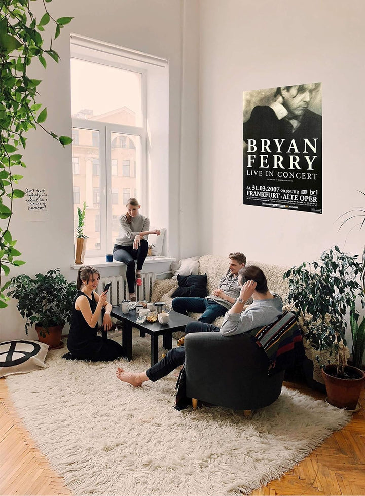 Bryan Ferry - Dylanesque, Frankfurt 2007 » Konzertplakat/Premium Poster | Live Konzert Veranstaltung