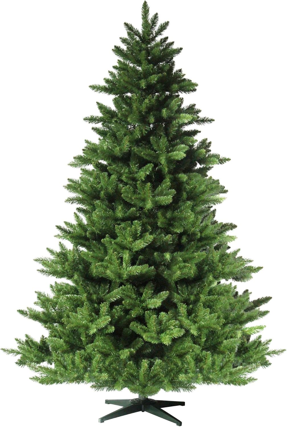 RS Trade 19001 Spessarttanne 100% PVC 150 cm Weihnachtsbaum künstlich (Ø ca.105 cm) 872 Spitzen und