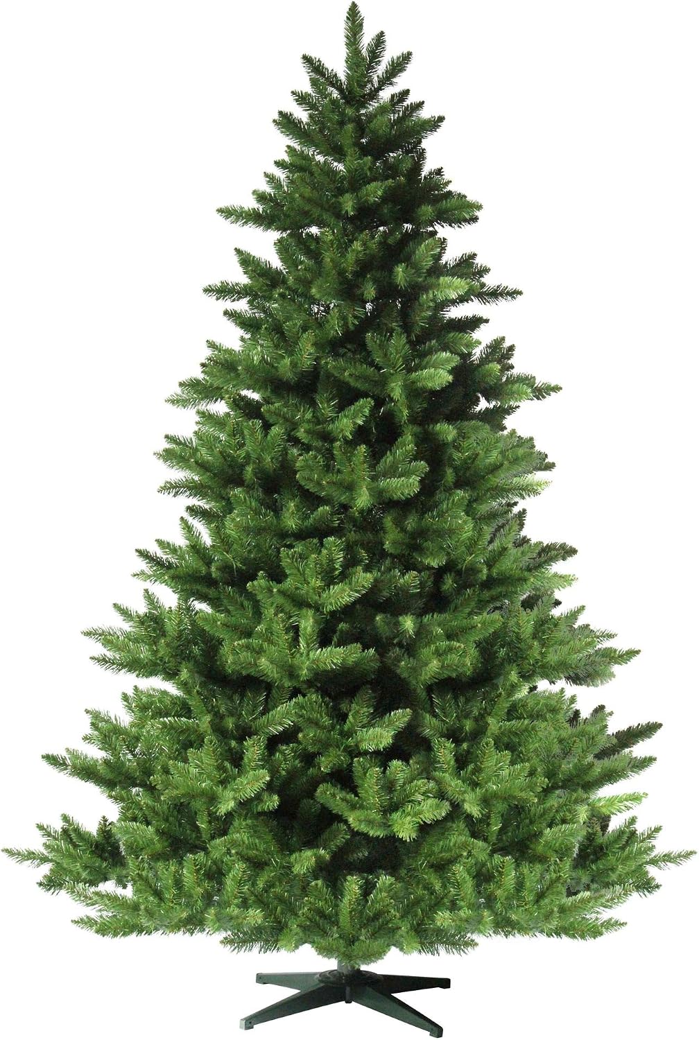 RS Trade 19001 Spessarttanne 100% PVC 150 cm Weihnachtsbaum künstlich (Ø ca.105 cm) 872 Spitzen und