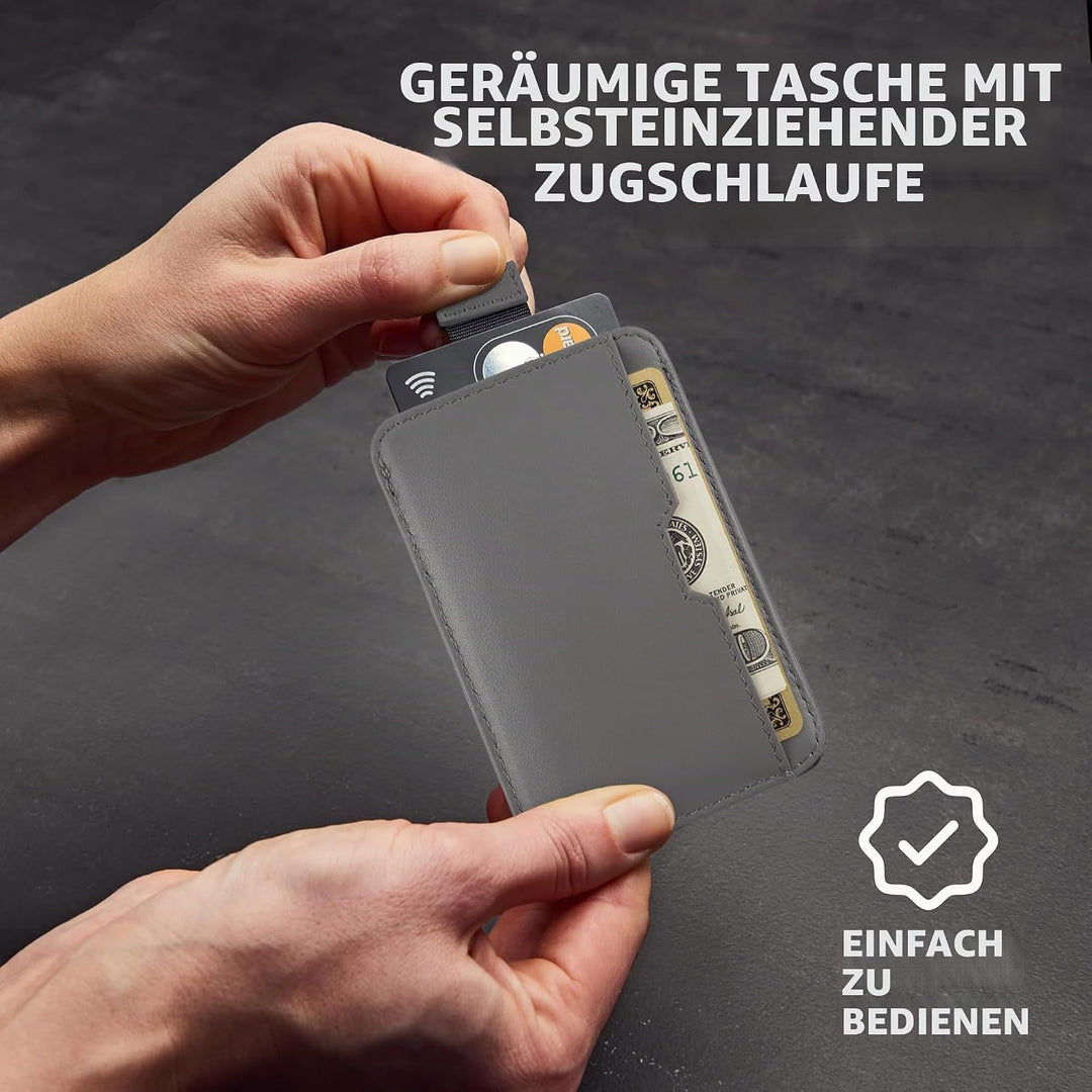 Vaultskin Chelsea Ultra-Slim Leder-Geldbörse für die Vordertasche - RFID-Blockierung für Männer mit