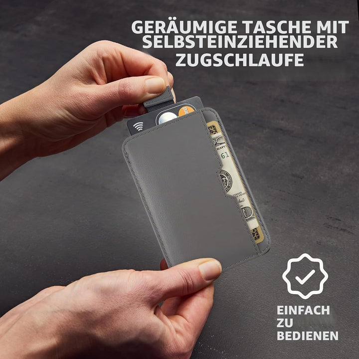 Vaultskin Chelsea Ultra-Slim Leder-Geldbörse für die Vordertasche - RFID-Blockierung für Männer mit