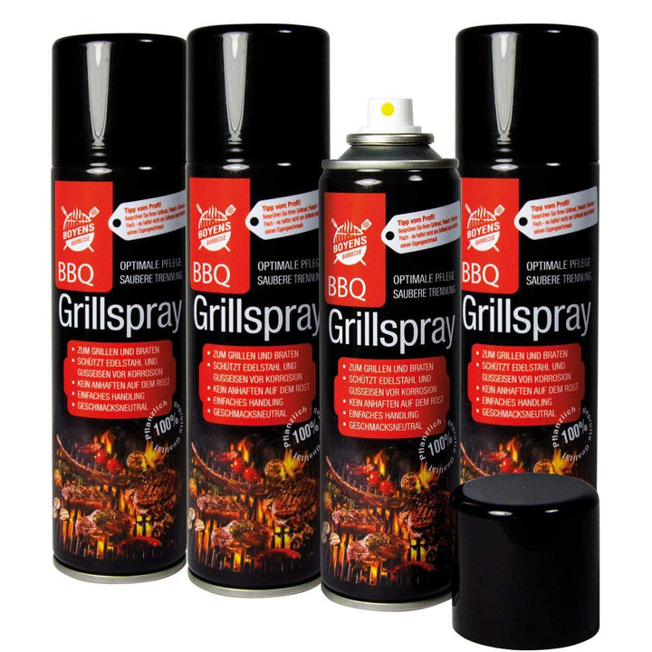 BBQ Grillspray 200ml - Schützt Edelstahl und Gusseisen vor Korrosion - Geschmacksneutral - Zum Grill