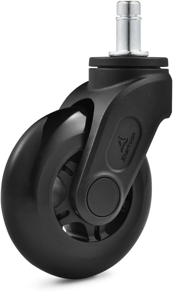 Sharkoon SW10, Ersatzrollen für Gaming- oder Schreibtischstühle, 75mm