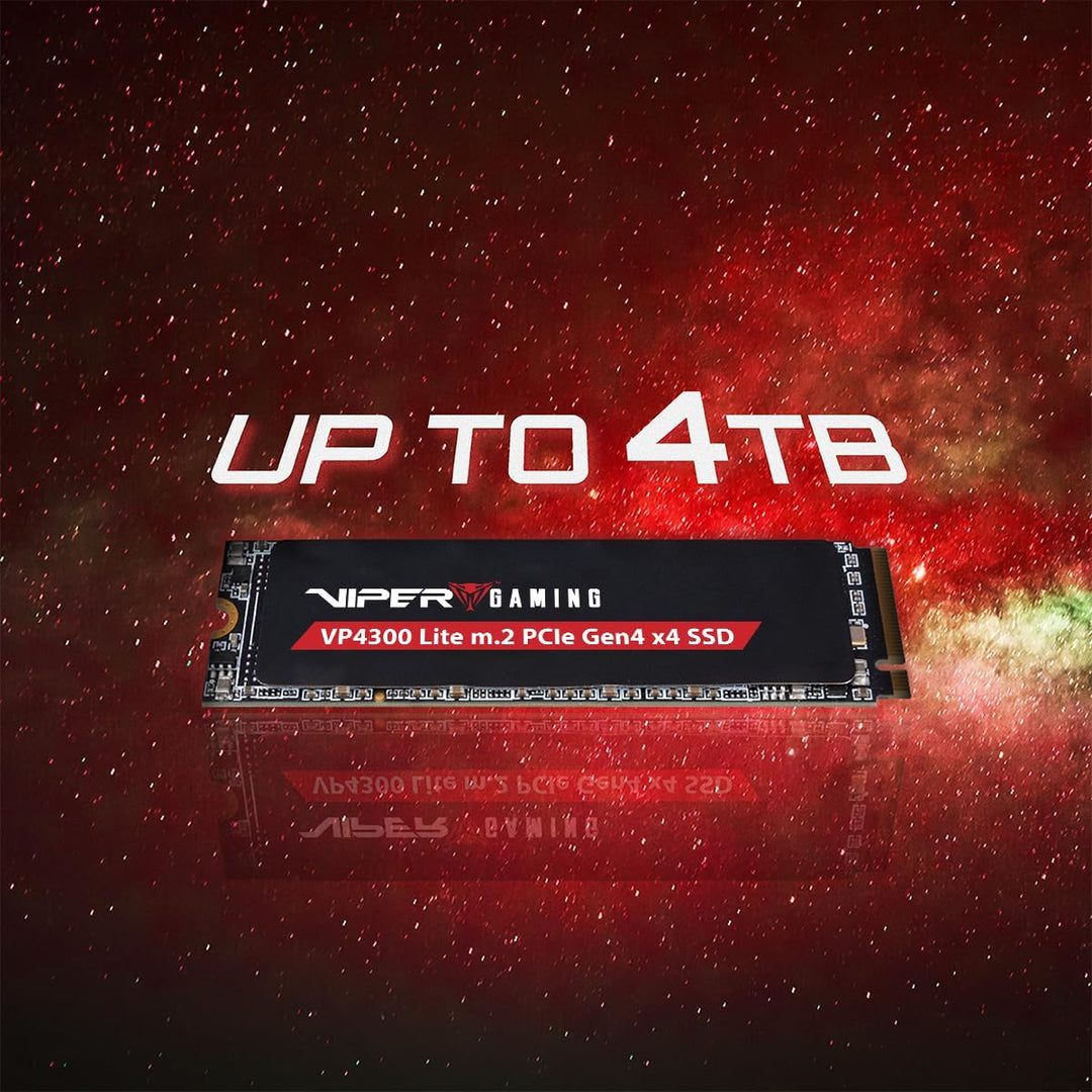Patriot Memory Viper VP4300 Lite 2TB M.2 PCIe Gen4 x4 SSD Kompatibel mit PS5, 2TB
