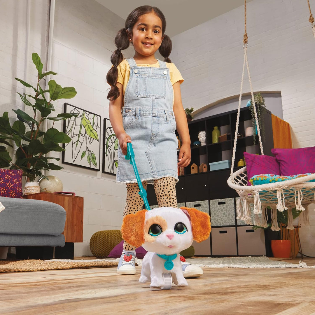 FurReal Walkalots Big Wags Interactive Walking Dog Toy for Kids, Features Sounds and Reactions, Inte