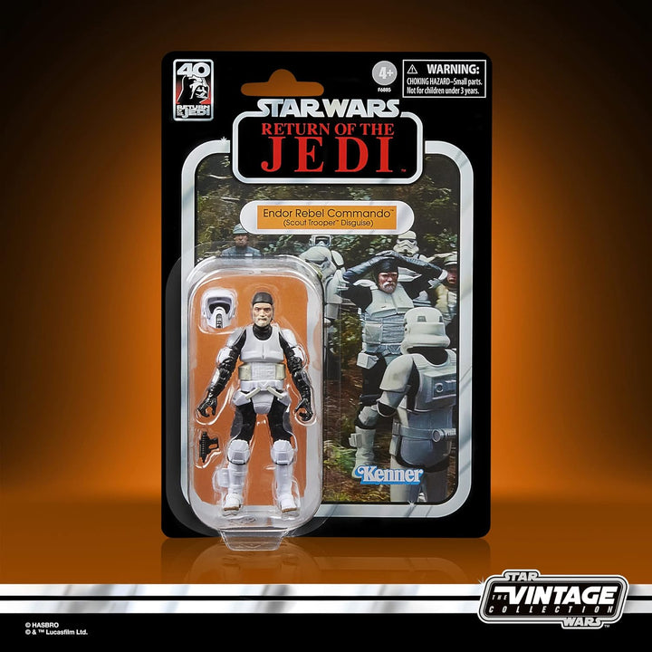 Hasbro Star Wars Episode VI Vintage Collection – Playset Endor Bunker mit Endor Rebel Commando (Scou
