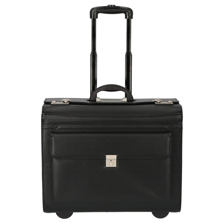 Dermata Pilotenkoffer 2-Rollen-Businesstrolley 50 cm schwarz