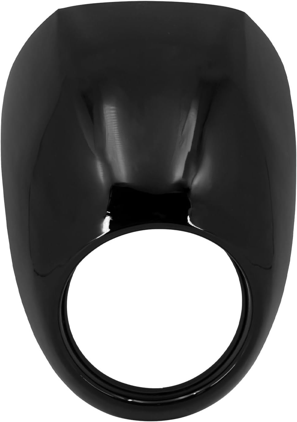 HDBUBALUS Scheinwerfer Verkleidung Maske Visier Abdeckung mit Halterung Fit für Harley Sportster Dyn