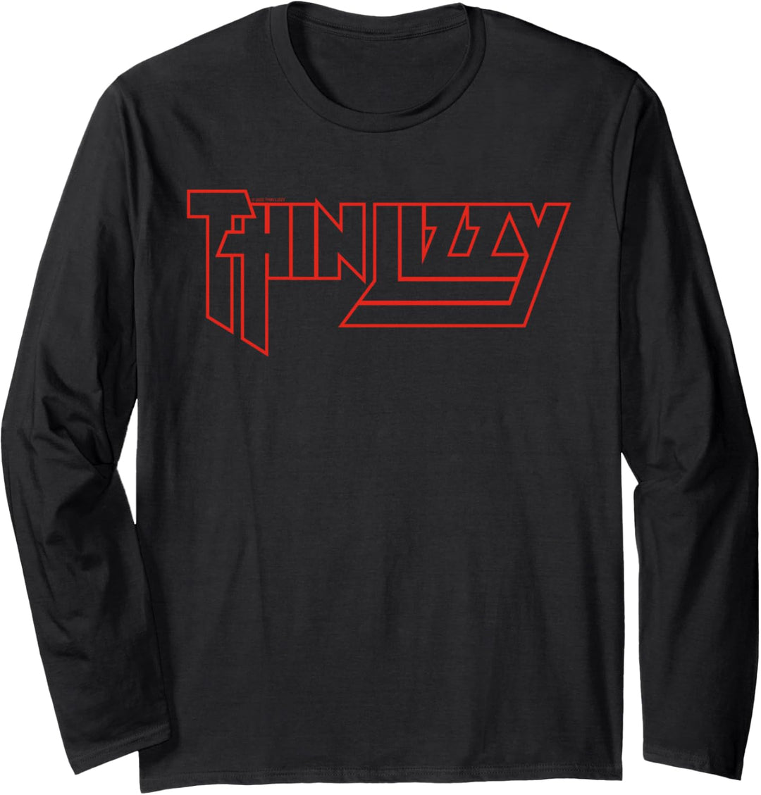 Thin Lizzy – Life Red Logo Langarmshirt