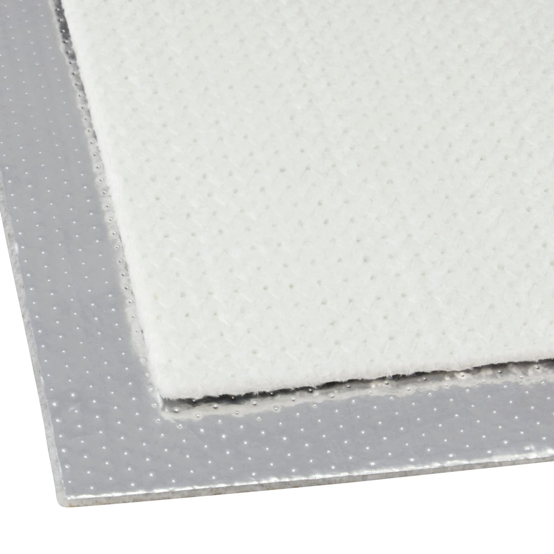 DL-Racing 20x50cm Alu-Fiberglas Hitzeschutzmatte selbstklebend Isoliermatte Hitzeschutzfolie | 5mm