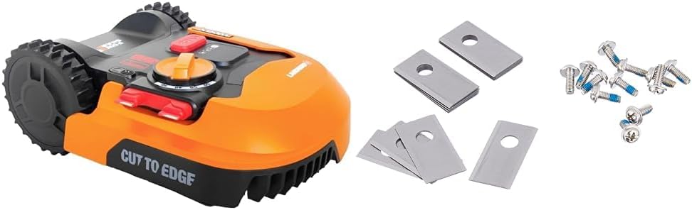 WORX Landroid Plus WR165E Mähroboter für kleine Gärten bis 500 qm mit WLAN, Bluetooth und schwimmend