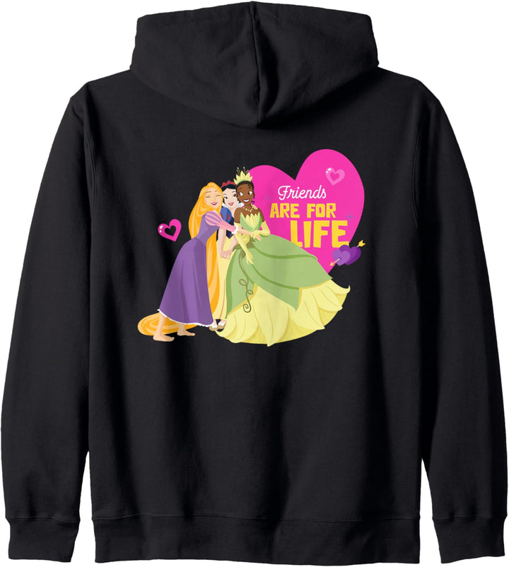 Disney Princess Valentine's Day Friends Are For Life Kapuzenjacke