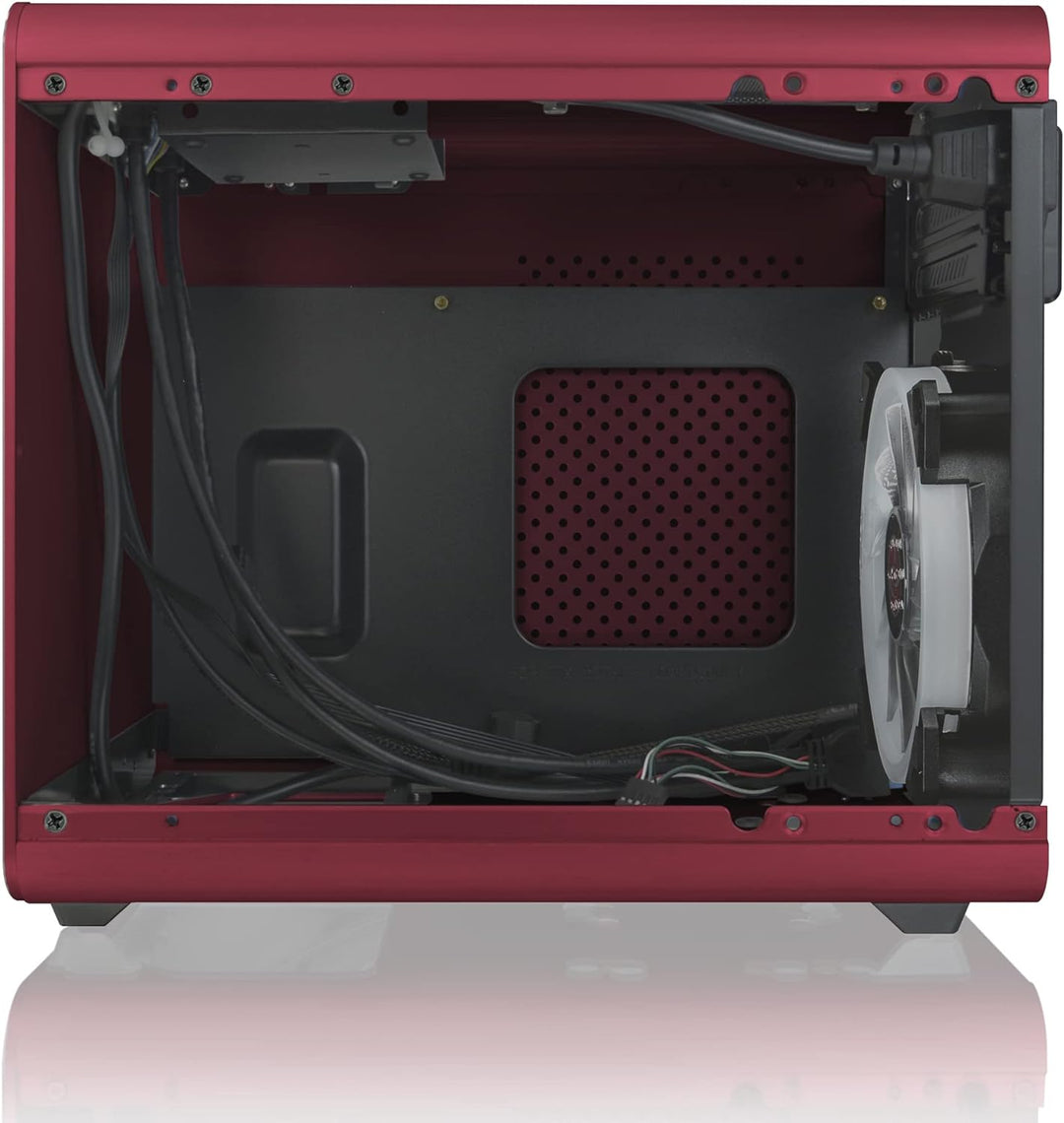 Raijintek METIS Plus Mini-ITX Computer Gehäuse, Tower Case, Mini Gehäuse PC, PC - Gehäuse Silent, Bo