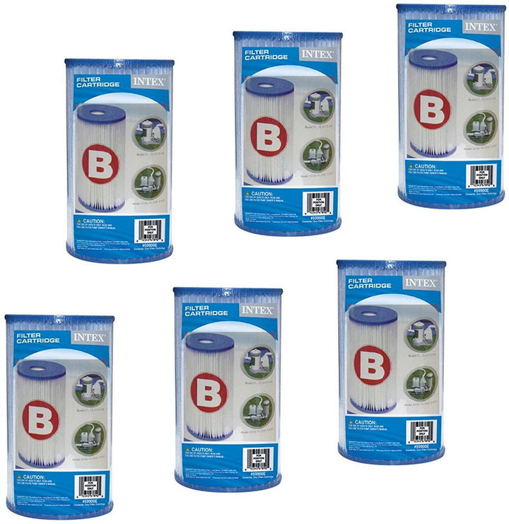 Intex Pool Filter Filtereinsatz Filterkartusche Typ B 6er Set