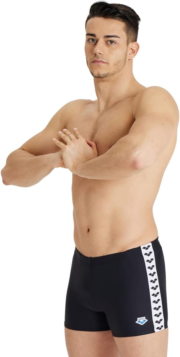 ARENA Herren Men's Icons Swim Short Solid Badehosen 8 Schwarz, 8 Schwarz