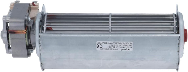 Querstromlüfter FFR von COPREL 230V 50/60Hz 25 W Ø 60 mm L 180 mm universal 144 m³/h Motor rechts La