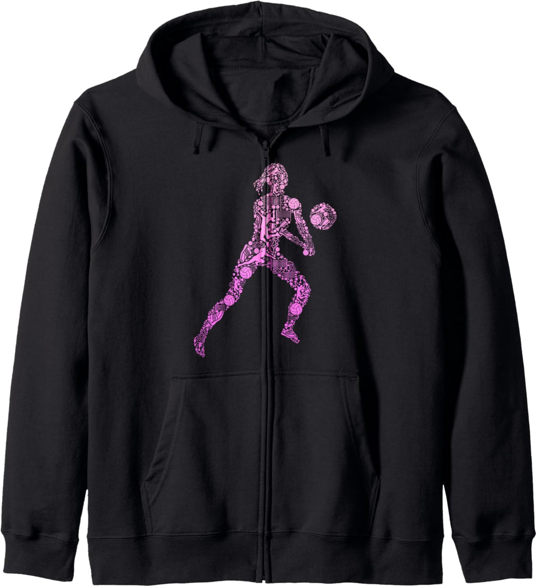 Volleyball Mädchen Volleyballerin Frauen Damen Kapuzenjacke